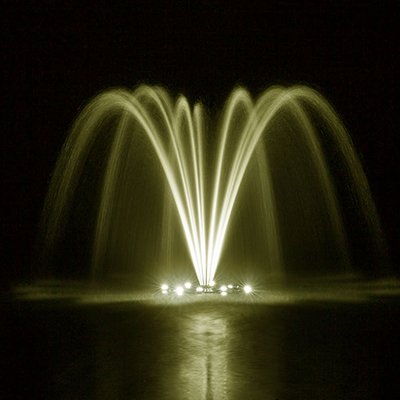 Airmax PondSeries Fountain and Lights in Pond