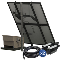 Battery Backup Solar Pond Aerator
