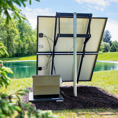 Battery Backup Pond Solar Aerator