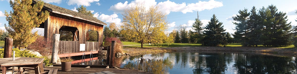 Gazebo at Pond